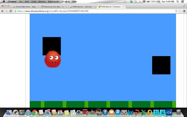 Puffle Bounce  from Chrome web store to be run with OffiDocs Chromium online