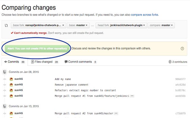 PullRequest Suppressor برای GitHub از فروشگاه وب کروم برای اجرا با OffiDocs Chromium به صورت آنلاین