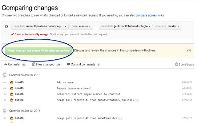 Chrome Web ストアからの GitHub の PullRequest サプレッサーを OffiDocs Chromium オンラインで実行する