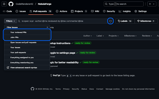 PullSmart Filters  from Chrome web store to be run with OffiDocs Chromium online