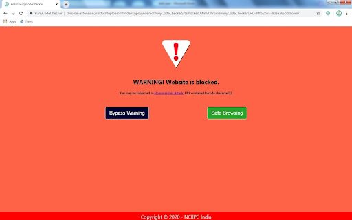 PunyCodeChecker from Chrome web store to be run with OffiDocs Chromium online PunyCodeChecker from Chrome web store to be run with OffiDocs Chromium online