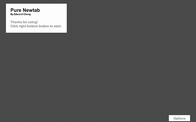 Pure Newtab  from Chrome web store to be run with OffiDocs Chromium online