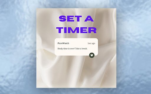 PureWatch  from Chrome web store to be run with OffiDocs Chromium online