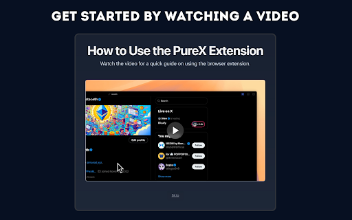 PureX  from Chrome web store to be run with OffiDocs Chromium online