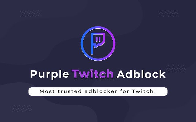 Adblock violet pour Twitch ™ de la boutique en ligne Chrome à exécuter avec OffiDocs Chromium en ligne