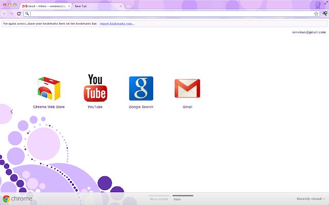 purple bubble  from Chrome web store to be run with OffiDocs Chromium online