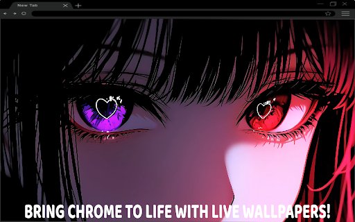 Purple  Red Anime Gaze Live Wallpaper  from Chrome web store to be run with OffiDocs Chromium online