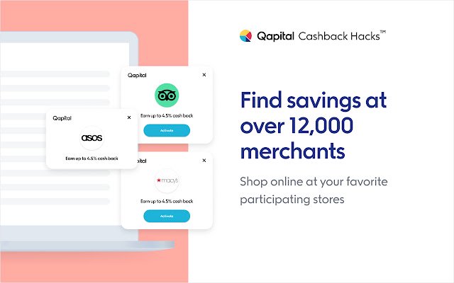 يتم تشغيل Qapital Cashback Hacks من متجر Chrome الإلكتروني مع OffiDocs Chromium عبر الإنترنت