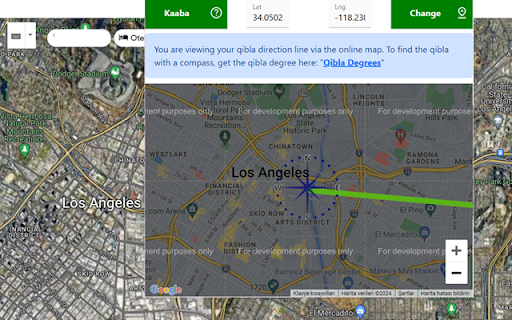 Qibla Direction Online  from Chrome web store to be run with OffiDocs Chromium online