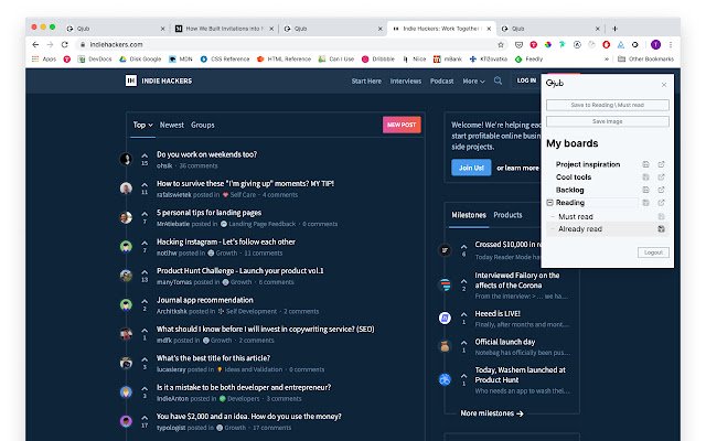 Qjub Actions  from Chrome web store to be run with OffiDocs Chromium online