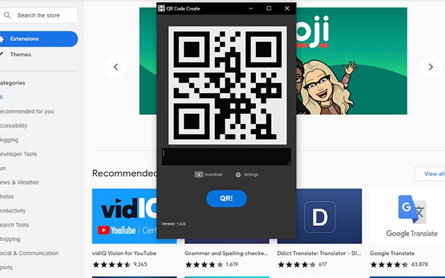 Kode QR Buat dari toko web Chrome untuk dijalankan dengan OffiDocs Chromium online