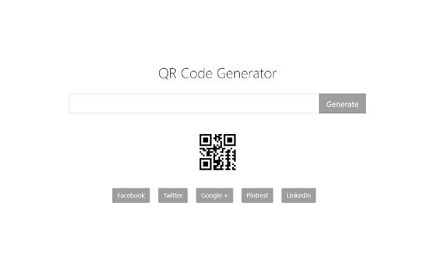 QR Code Ganerator  from Chrome web store to be run with OffiDocs Chromium online