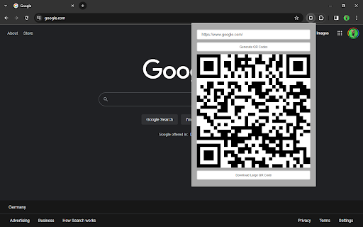 QR Code Gen  from Chrome web store to be run with OffiDocs Chromium online