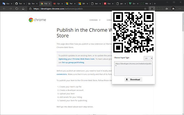 QR Code Generate  from Chrome web store to be run with OffiDocs Chromium online