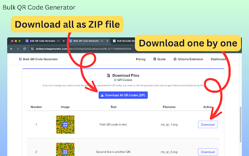 QR Code Generator  from Chrome web store to be run with OffiDocs Chromium online