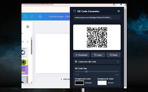 QR Code Generator  Downloader  from Chrome web store to be run with OffiDocs Chromium online