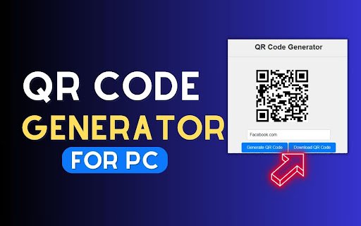 QR Code Generator For Pc,Windows and Mac (Free use)  from Chrome web store to be run with OffiDocs Chromium online