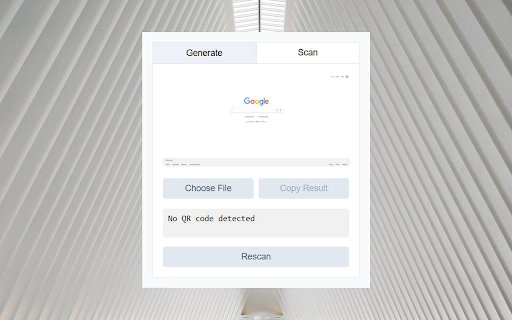 QR Code Scanner and Generator  from Chrome web store to be run with OffiDocs Chromium online