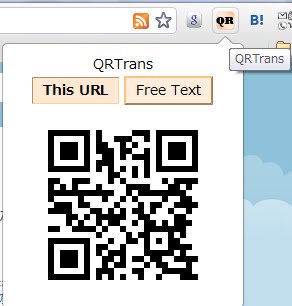QRTrans  from Chrome web store to be run with OffiDocs Chromium online