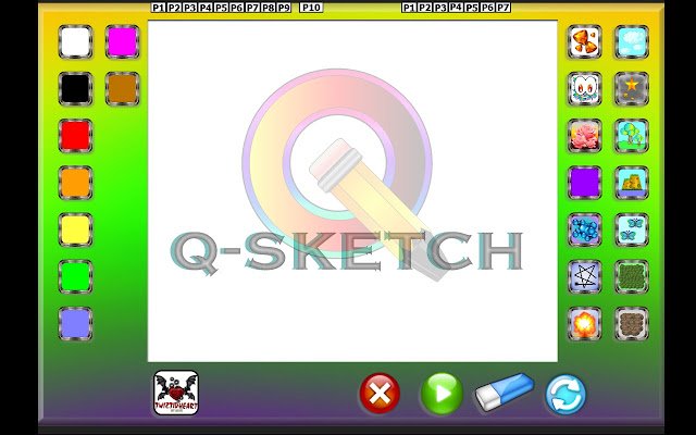 Q SKETCH ze sklepu internetowego Chrome do uruchomienia z OffiDocs Chromium online