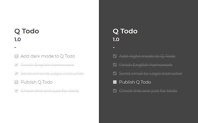 Q Todo  from Chrome web store to be run with OffiDocs Chromium online