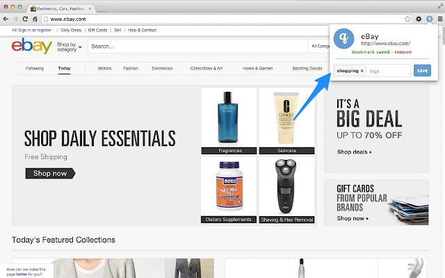 qubbie un outil de bookmarking de la boutique en ligne Chrome à exécuter avec OffiDocs Chromium en ligne