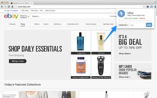 qubbie a bookmarking tool  from Chrome web store to be run with OffiDocs Chromium online