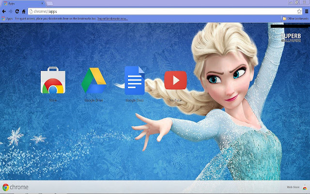 Queen Elsa of Arendelle Frozen  from Chrome web store to be run with OffiDocs Chromium online