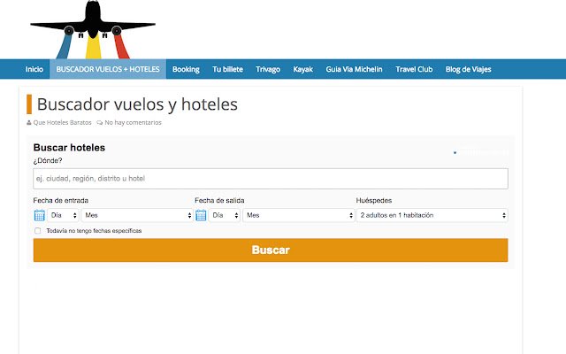 Que hoteles Baratos ze sklepu internetowego Chrome można uruchomić za pomocą OffiDocs Chromium online