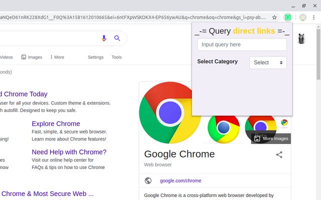 Query direct links  from Chrome web store to be run with OffiDocs Chromium online