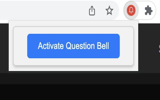 Question Bell  from Chrome web store to be run with OffiDocs Chromium online