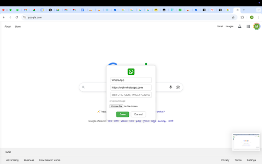 QuickAccess Sidebar  from Chrome web store to be run with OffiDocs Chromium online