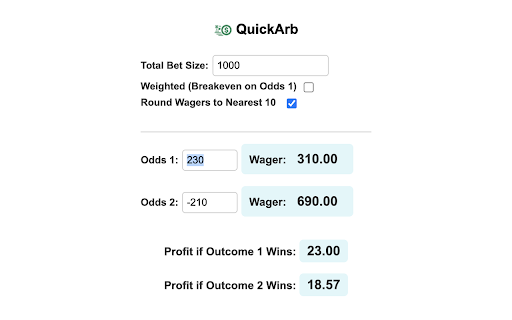 QuickArb  from Chrome web store to be run with OffiDocs Chromium online