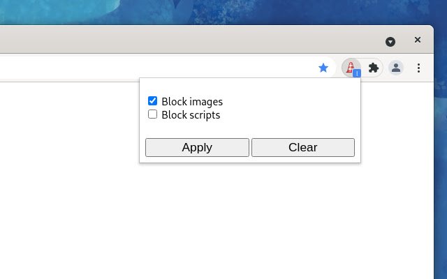 QuickBlock  from Chrome web store to be run with OffiDocs Chromium online