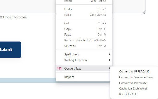 QuickCase  from Chrome web store to be run with OffiDocs Chromium online