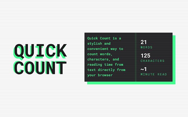 Quick Count จาก Chrome เว็บสโตร์เพื่อใช้งานกับ OffiDocs Chromium ออนไลน์