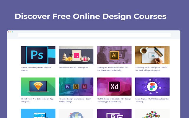 Бесплатные онлайн-курсы по быстрому дизайну из интернет-магазина Chrome, которые можно запустить с помощью онлайн-версии OffiDocs Chromium