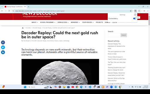 Quick Dictionary Lookup  from Chrome web store to be run with OffiDocs Chromium online