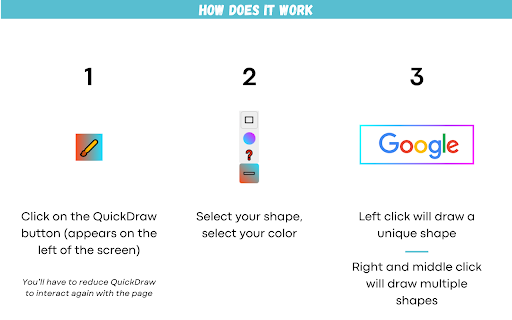 Quick Draw  from Chrome web store to be run with OffiDocs Chromium online