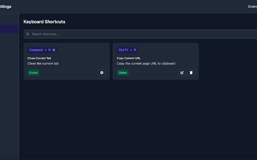 Quickeys Custom Keyboard Shortcuts  from Chrome web store to be run with OffiDocs Chromium online