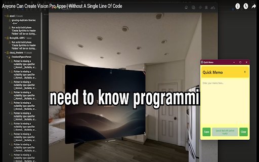 Quick Memo  from Chrome web store to be run with OffiDocs Chromium online