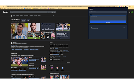 Quick Memo  from Chrome web store to be run with OffiDocs Chromium online