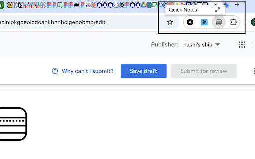 Quick Notes  from Chrome web store to be run with OffiDocs Chromium online