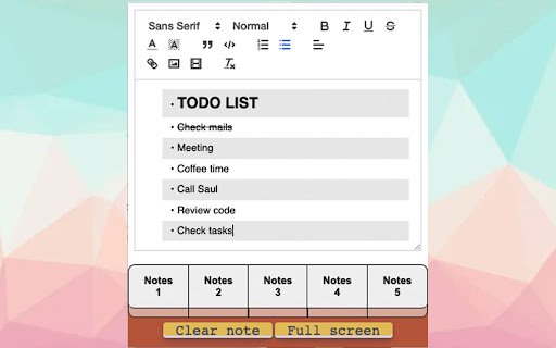 Quick Notes Pro  from Chrome web store to be run with OffiDocs Chromium online