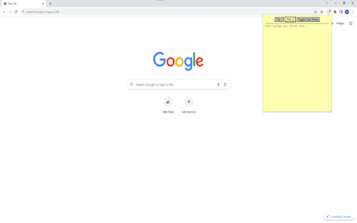 Quick Note Taker  from Chrome web store to be run with OffiDocs Chromium online