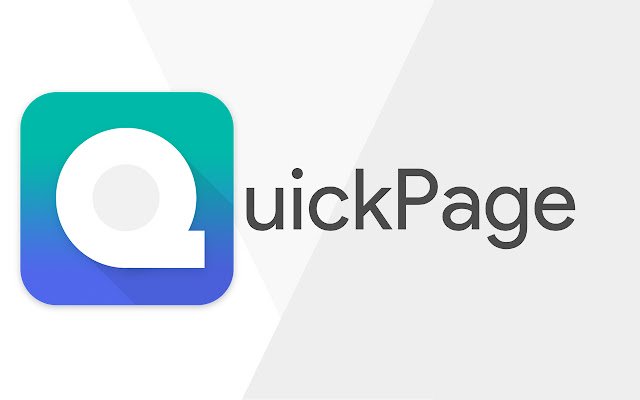Quickpage dal Chrome Web Store da eseguire con OffiDocs Chromium online
