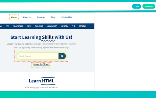 Quick Page Snap  from Chrome web store to be run with OffiDocs Chromium online