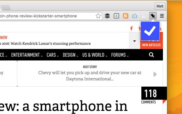 QuickPin  from Chrome web store to be run with OffiDocs Chromium online