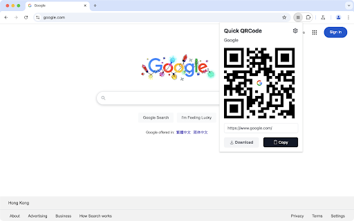 Quick QR Code  from Chrome web store to be run with OffiDocs Chromium online