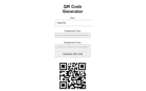 Quick QR Code Generator  from Chrome web store to be run with OffiDocs Chromium online